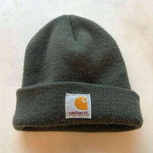Carhartt Olive Knit Hat Toddler